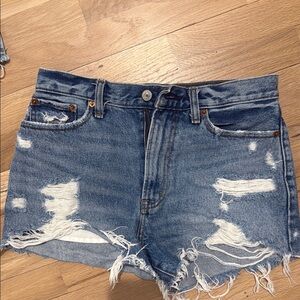 Denim Distressed Women's Shorts